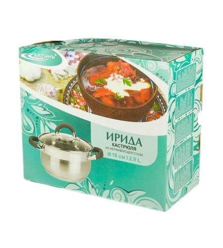 Кастрюля Ирида 2,9л d18см