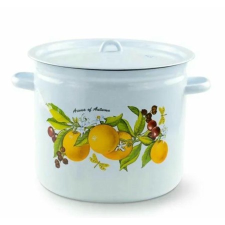 Кастрюля Лысьвенские эмали 12л с рисунком С-1624/4Рб/С-1624П2/4/4/К