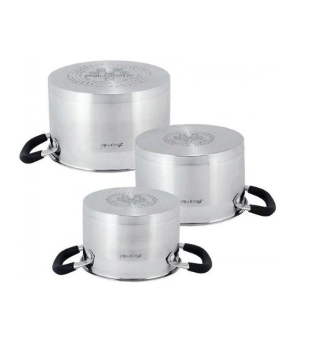 Набор кастрюль Kamille КМ-5752 2л + 2,7л + 3,7л