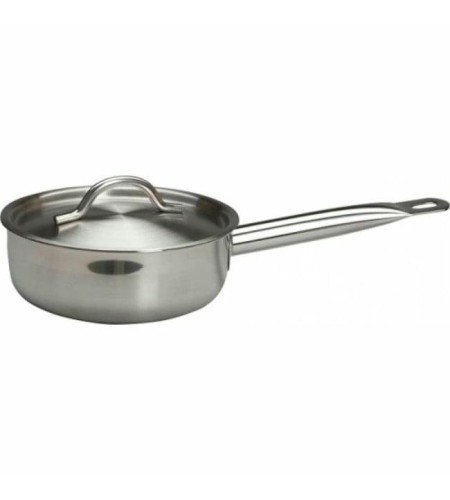 Сотейник Luxstahl 0,86л нержавеющая сталь, тройное дно , с ручкой