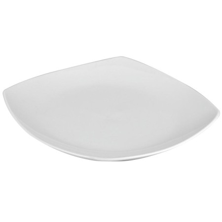 Тарелка квадратная Chan Wave ivory 255мм фк0210