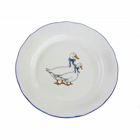 Тарелка глубокая Надежда Гуси d220мм 350см3 ф.548 9С1660/1Ф34