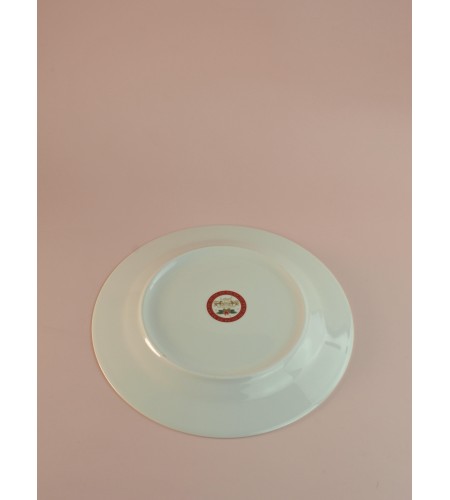 Тарелка обеденная Lefard Тройка 27см красная 85-1709