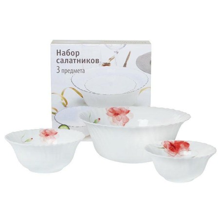 Набор салатников Charme 3 предмета d22см+15см+12,6см H06259
