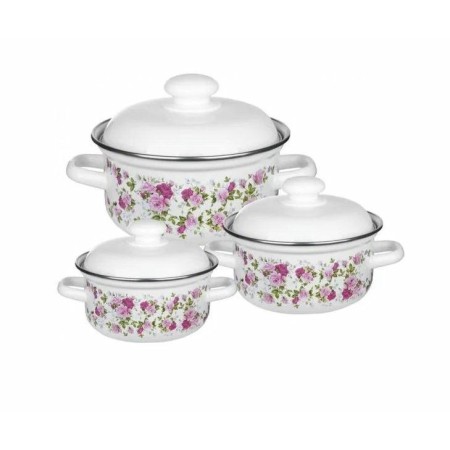 Набор кастрюль Татьяна №124-4 1,5л, 2л, 3л