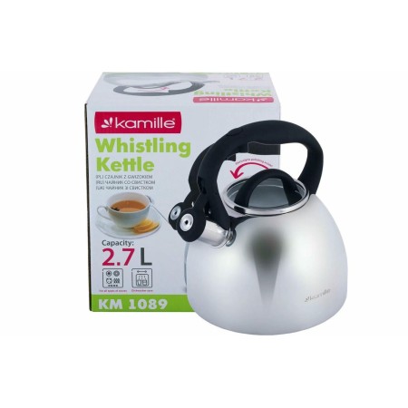 Чайник 2,7л Kamille со свистком 1089