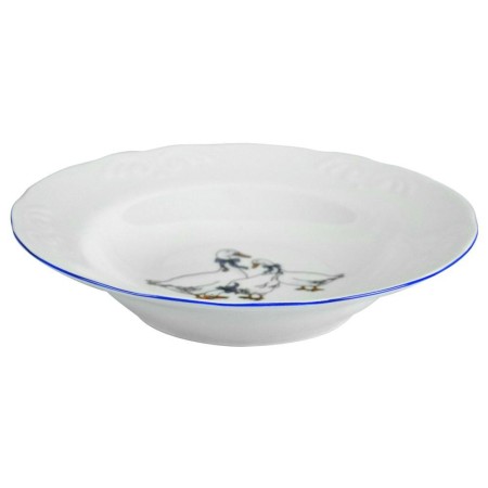 Тарелка глубокая Надежда Гуси d200 мм ф.548 9С1663/1Ф34
