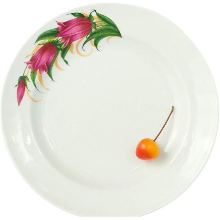 Тарелка мелкая Идиллия деколь Колокольчики d240мм