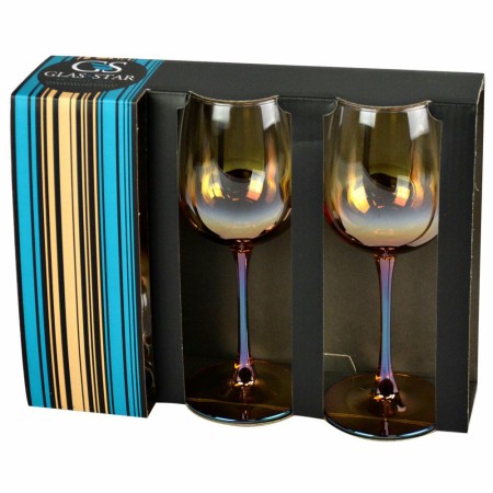 Набор бокалов Glasstar Карамельный Омбре 3 предмета 420мл RNKO8166
