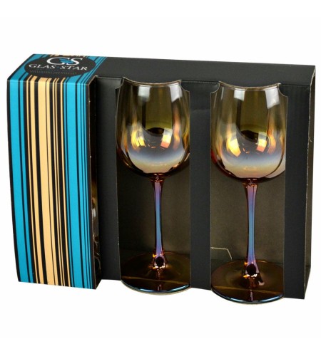 Набор бокалов Glasstar Карамельный Омбре 3 предмета 420мл RNKO8166