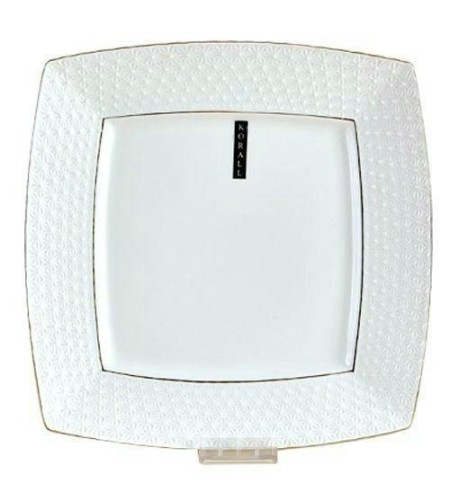 Блюдо Снежная королева квадратное 25см