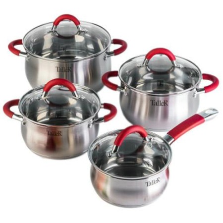 Набор кастрюль 3шт. и ковш Милфорд