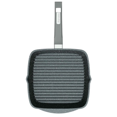 Сковорода-гриль Мечта Гранит 28х28см стеклянная крышка С68701