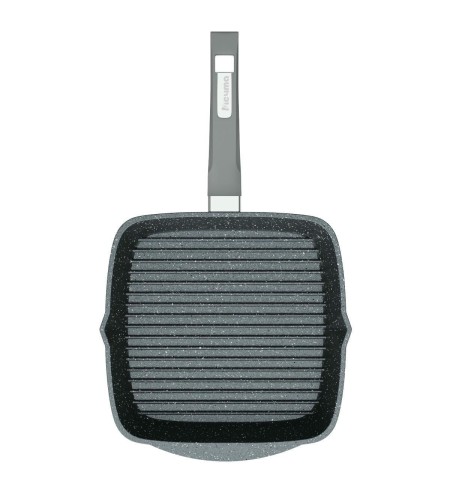 Сковорода-гриль Мечта Гранит 28х28см стеклянная крышка С68701