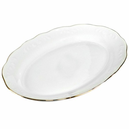 Блюдо овальное Надежда Без деколи 315 мм ф.548 7С1916Ф34