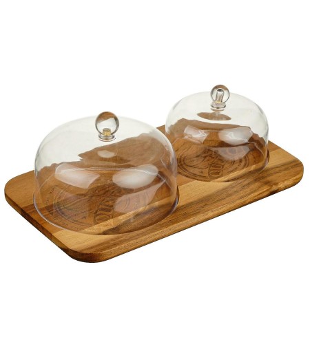 Блюдо сервировочное GUNGNIR 34х20х12см 2 крышки GR-PL-04