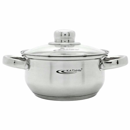 Кастрюля Гретта со стеклянной крышкой 4,2л d22см