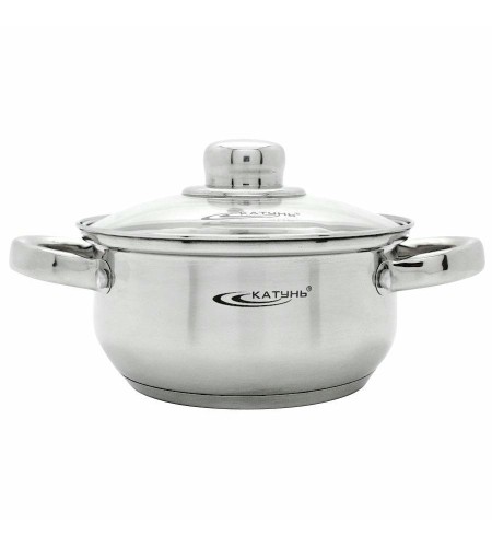 Кастрюля Гретта со стеклянной крышкой 4,2л d22см