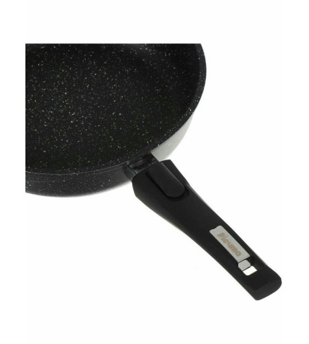 Сковорода Мечта Гранит black d28см АП съемная ручка 028802