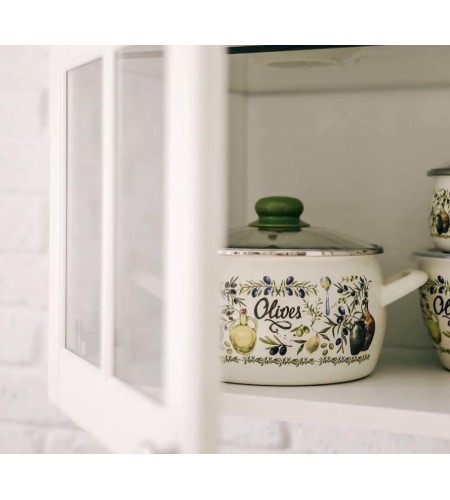 Кастрюля Олива глубокая 7,5л