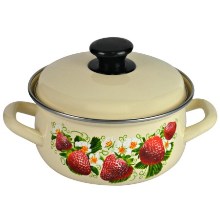 Кастрюля Керченская эмаль 1,5л сферическая 61904-082/6