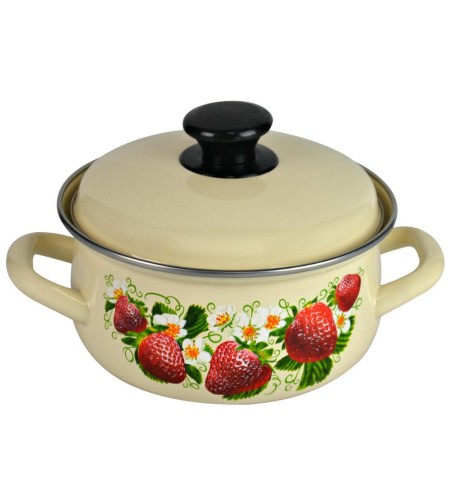 Кастрюля Керченская эмаль 1,5л сферическая 61904-082/6