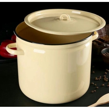 Кастрюля 12л без рисунка