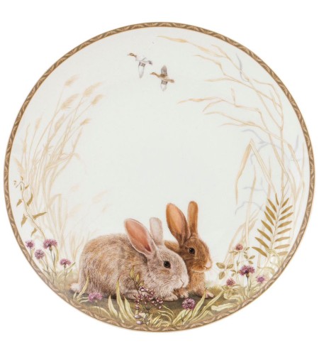 Тарелка закусочная Охота 20,5см 415-2218