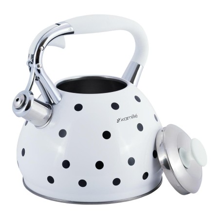 Чайник 3л Kamille ручка soft-touch белый 0695WH