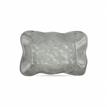 Блюдо овальное Domenik Stone 26см серый DMD046