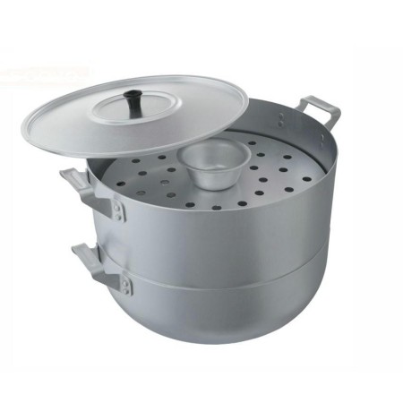 Манты-казан алюминиевый 6л, 4 диска МТ-040