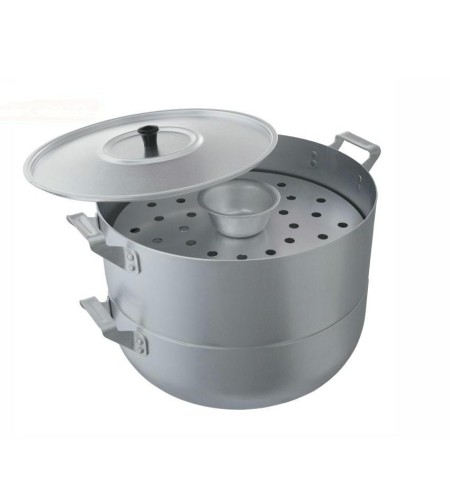 Манты-казан алюминиевый 6л, 4 диска МТ-040