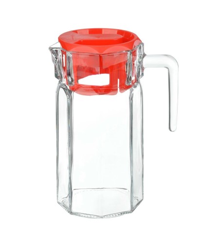 Графин Pasabahce Кошем с красной крышкой 1,2л 43414B