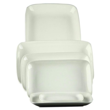 Блюдо прямоугольное Chan Wave 32х21см ivory