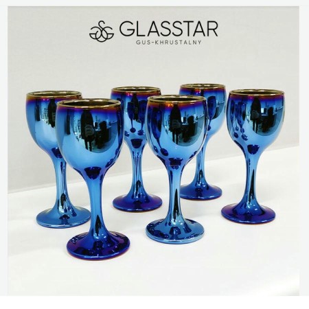 Набор рюмок Glasstar Лавандовый аметист 6 предметов 50мл RNLA134