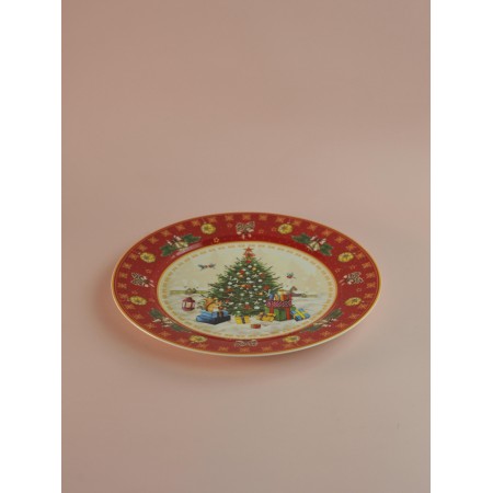 Тарелка обеденная Елка 27см 85-1705