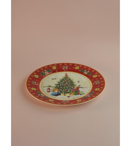 Тарелка обеденная Елка 27см 85-1705