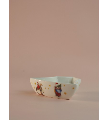 Блюдо глубокое Новый год 11*11*3,5см 305-195