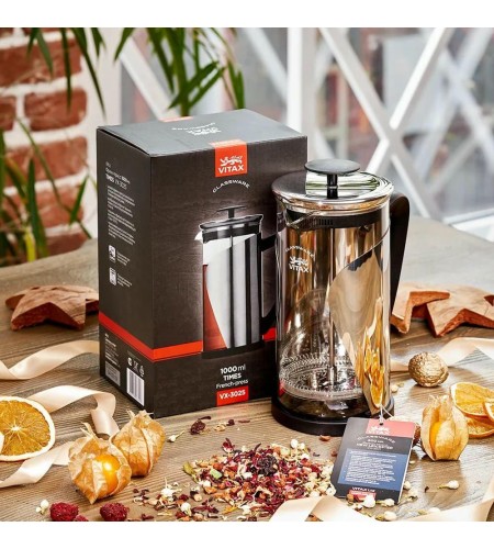 Френч-пресс Vitax Times 1000мл VX-3025