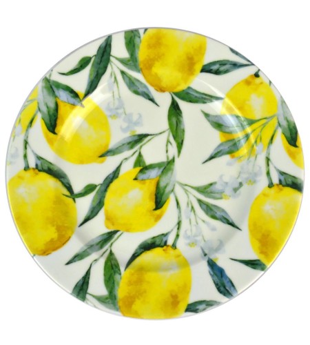 Тарелка мелкая Идиллия Лимоны d240мм Ф.653 1С1152Ф34