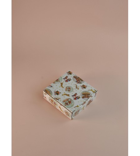 Блюдо глубокое Новый год 11*11*3,5см 305-195