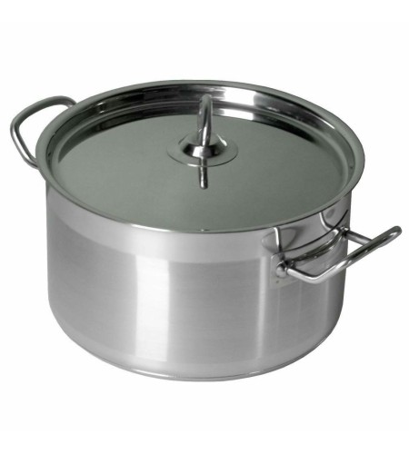 Кастрюля 3л нерж.двойное дно d=215