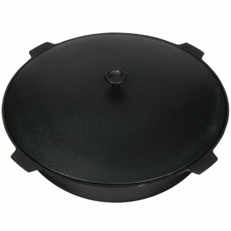 Казан литой чугунный Камская посуда 12л алюминиевая крышка