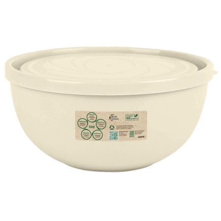 Салатник крышкой Plast Team Galaxy Лен 2,5л LF1855/GRЛН-32