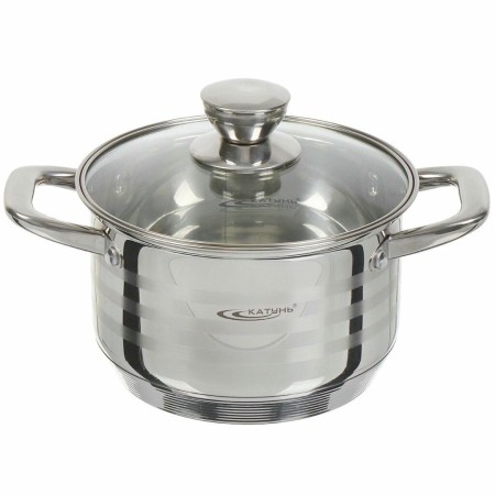 Набор кастрюль Катунь Элис 6 предметов 1,8л+2,5л+3,5л Элис КТ16-В