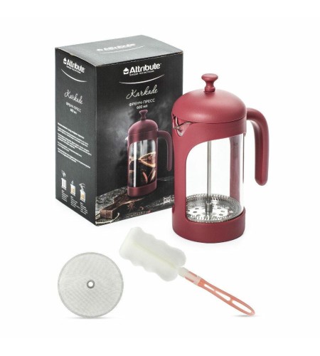Френч-пресс ATTRIBUTE KARKADE 600мл+аксессуары ATF203