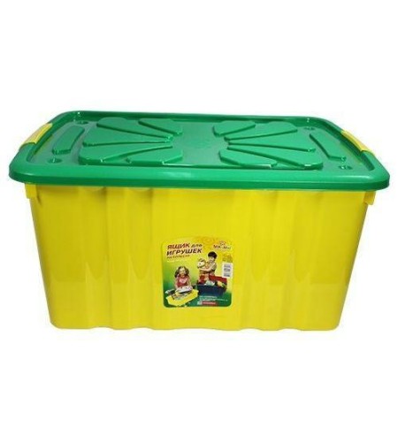 Ящик для игрушек на колесах 60х40х30см