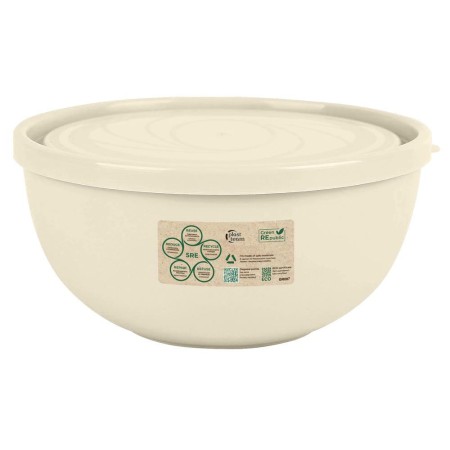 Салатник Galaxy 4л лен с крышкой LF1856/GRЛН-16