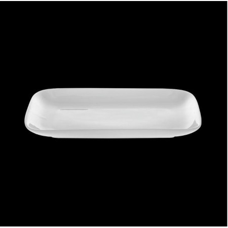 Блюдо прямоугольное Chan Wave 32х21см ivory