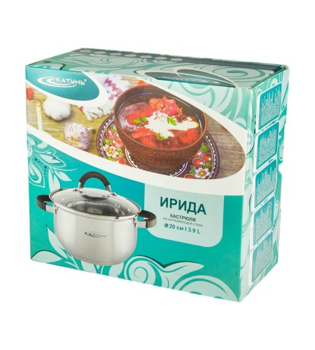 Кастрюля Ирида 3,9л d20см